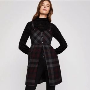 BCBGeneration Plaid Tunic Top